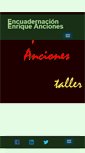Mobile Screenshot of encuadernacionenriqueanciones.com